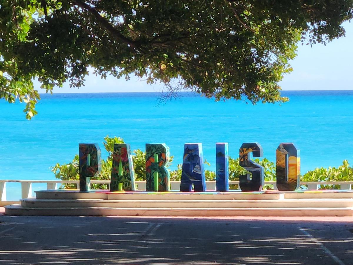 Beachfront Apartment, Quiet 4 Beds, 1 Bath, Ac, Wi-Fi, Hot Water, In Paraiso Near Los Patos Paraíso Exterior foto